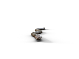 Realistic Indian Cobra - Crawling (front-view) - Greenscreen Video - Looped - CGI