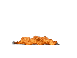 Huge Fire ignition - Stock Footage - CGI 