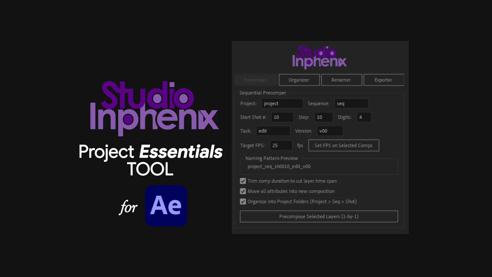 Project Essentials for Productions in After Effects