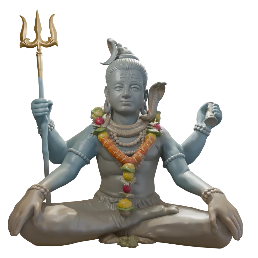 Naagin S6,7 - Naagmandir - Shiva Statue/Sculpture - 3D Scan