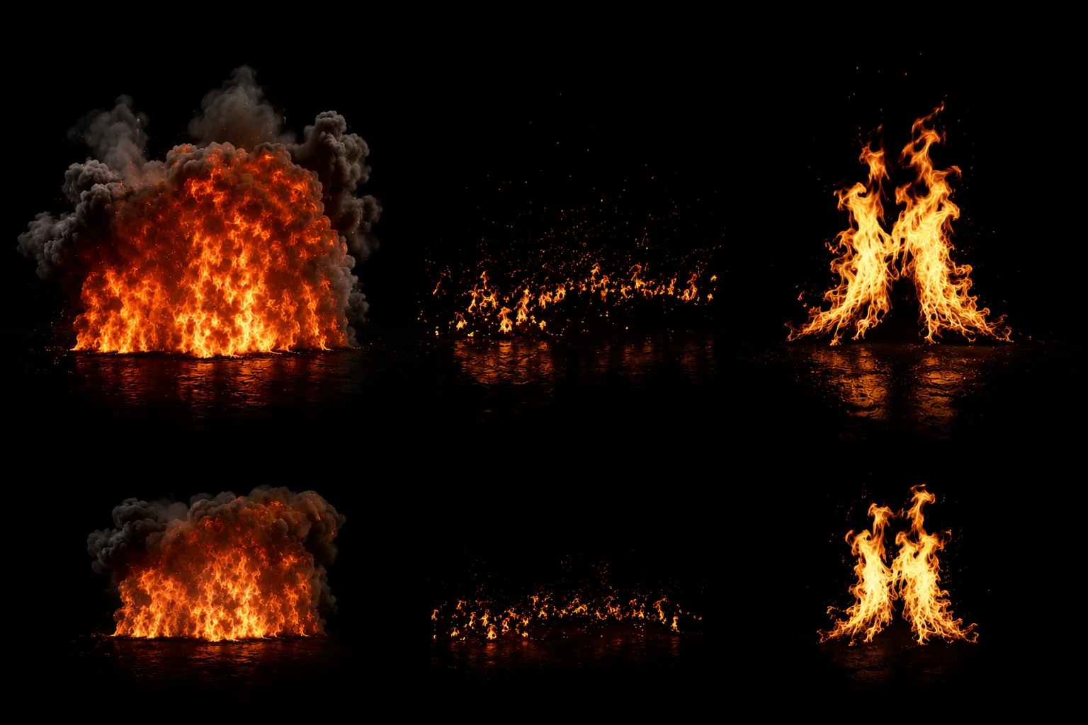 Studio Inphenix Fire Essenstials Pack - VFX Stock Footages for CGI